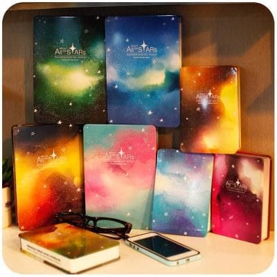 Pastel Galaxy Stars Notebook S12765