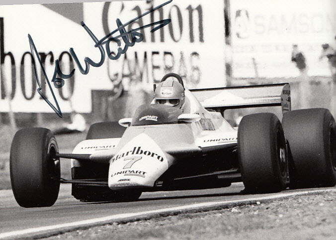 John Watson Hand Signed Marlboro Team McLaren Photo Poster painting 7x5 2.