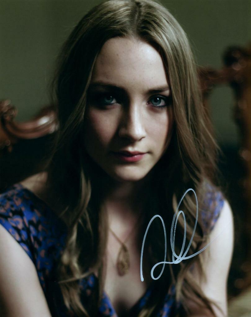 Saoirse Ronan signed 8x10 Photo Poster painting Pic autographed Picture with COA