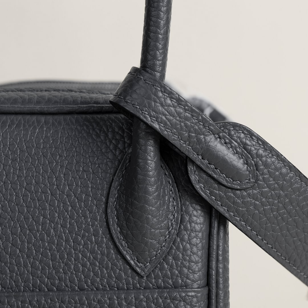 Lindy 26cm Clemence leather H0 Gris misty&nbsp; PHW