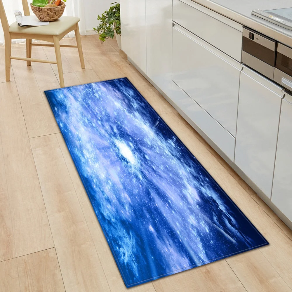 Modern Kitchen Floor Mat Microfiber Living Room Carpet Kitchen Anti-skid Mat Water-absorbent Door Mat Bedroom Decoration Carpet