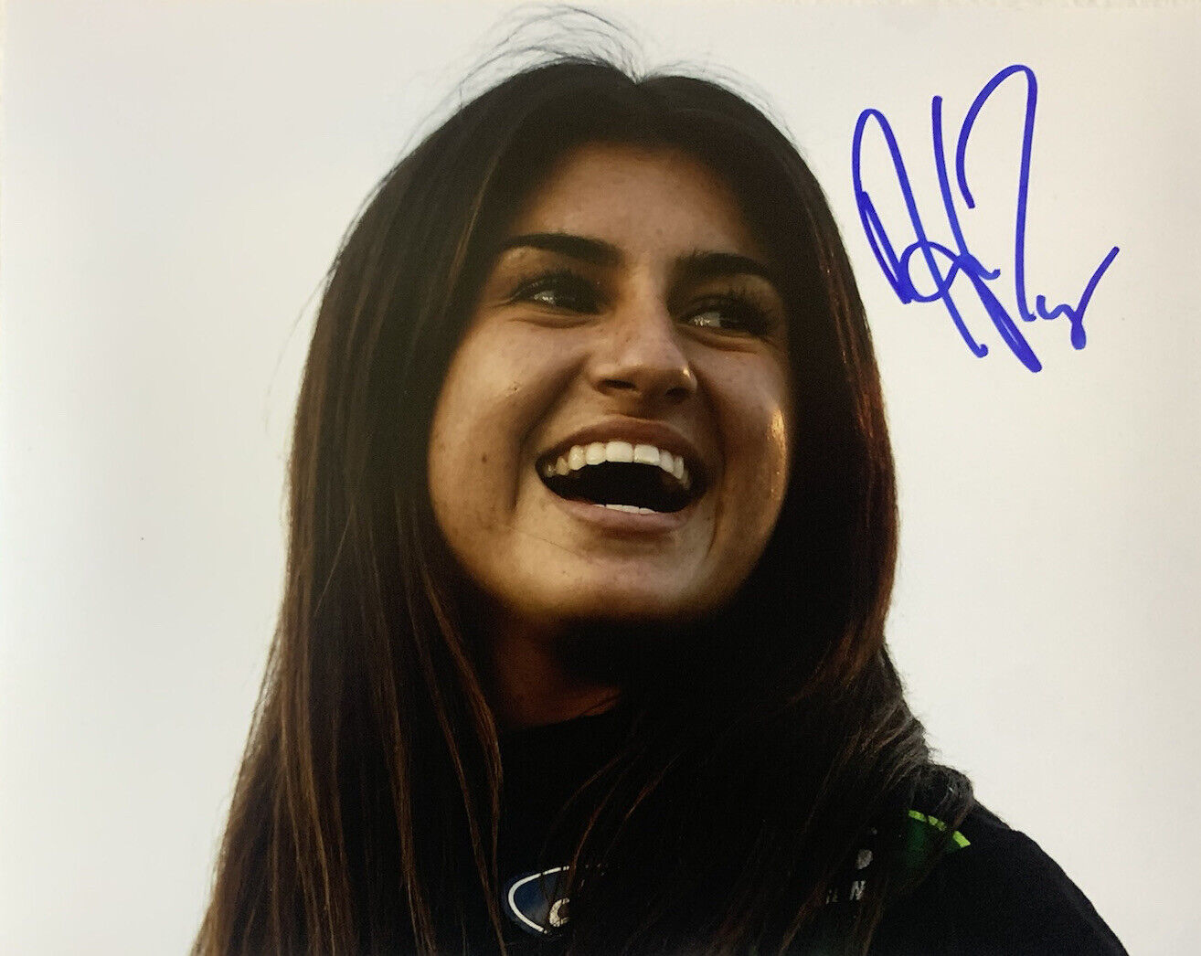 HAILIE DEEGAN HAND SIGNED 8x10 Photo Poster painting NASCAR DRIVER AUTOGRAPH AUTHENTIC COA