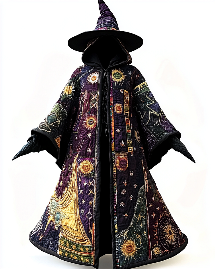 The moon and The stars long wizard cape d346
