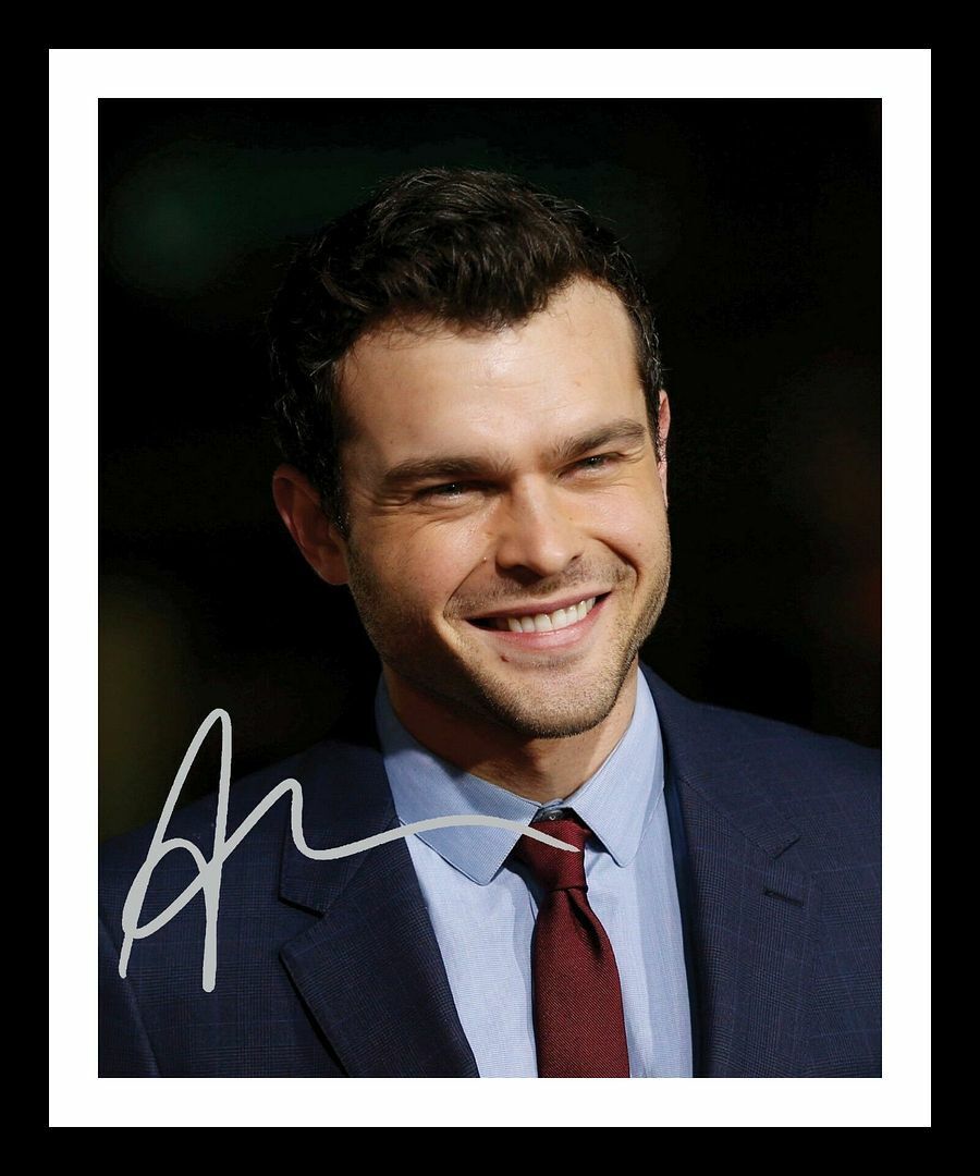 Alden Ehrenreich Autograph Signed & Framed Photo Poster painting