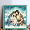 Virgin Mary And Jesus-11CT Stamped Cross Stitch 40*40cm/15.75*15.75in tapestrymarket