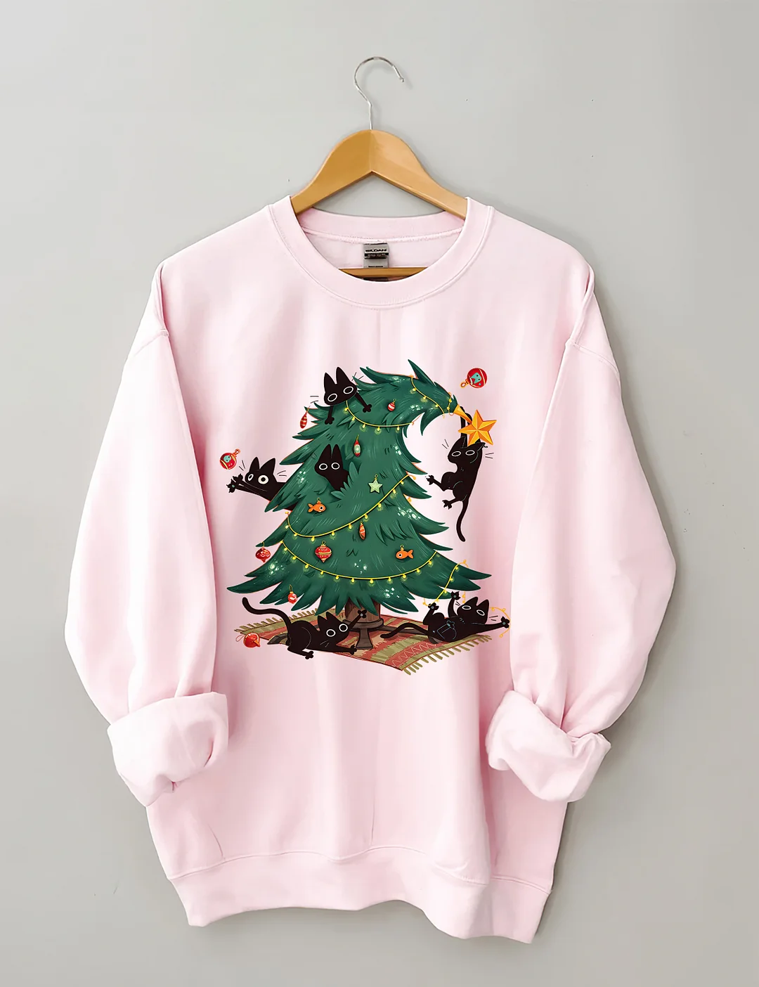 Funny Christmas Cat Sweatshirt