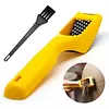 Ceramic File Pottery Tool with Cleaning Brush Clay Tool Hand Rasp Shaver Tool