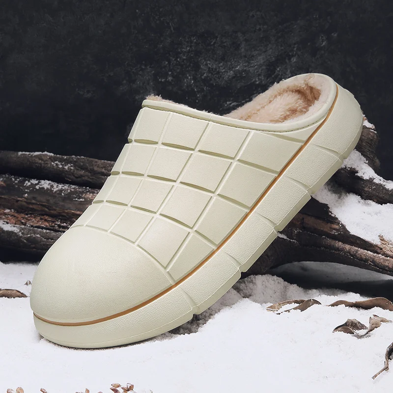 Letclo™ 2021 Winter Indoor Warm Non-slip Soft Bottom Couple Cotton Slippers letclo Letclo