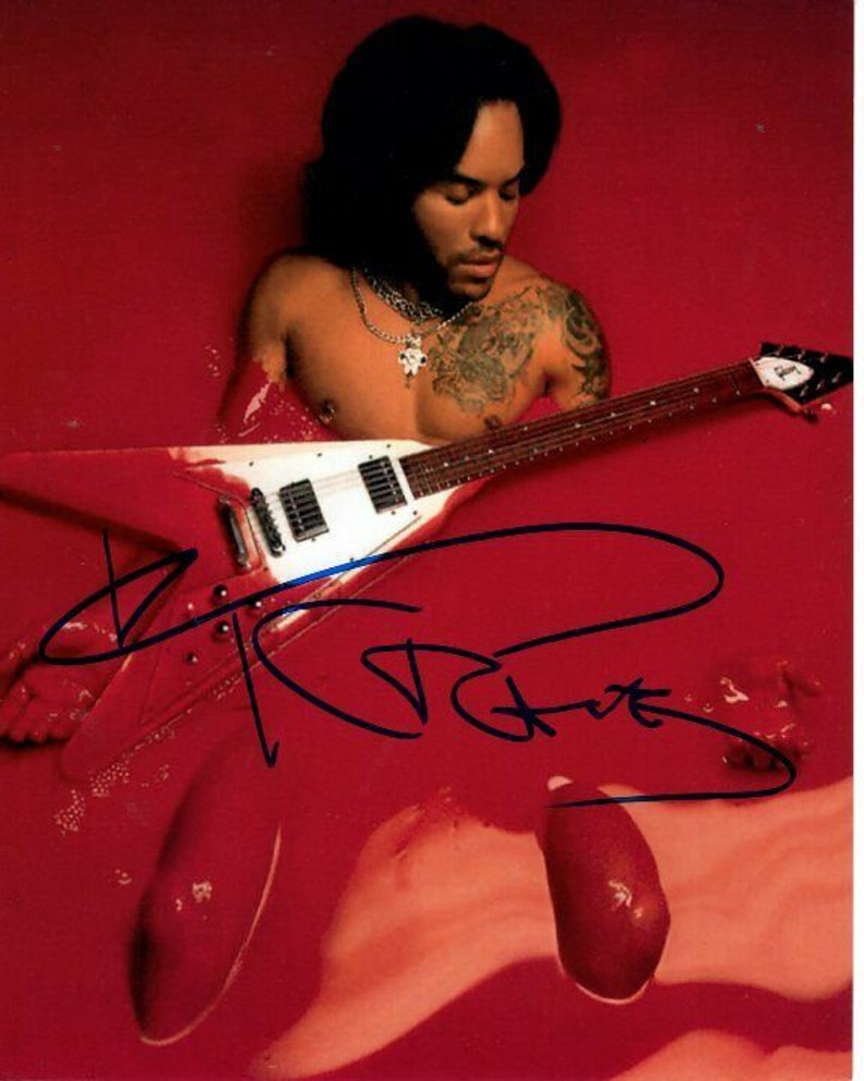 Lenny kravitz signed autographed Photo Poster painting