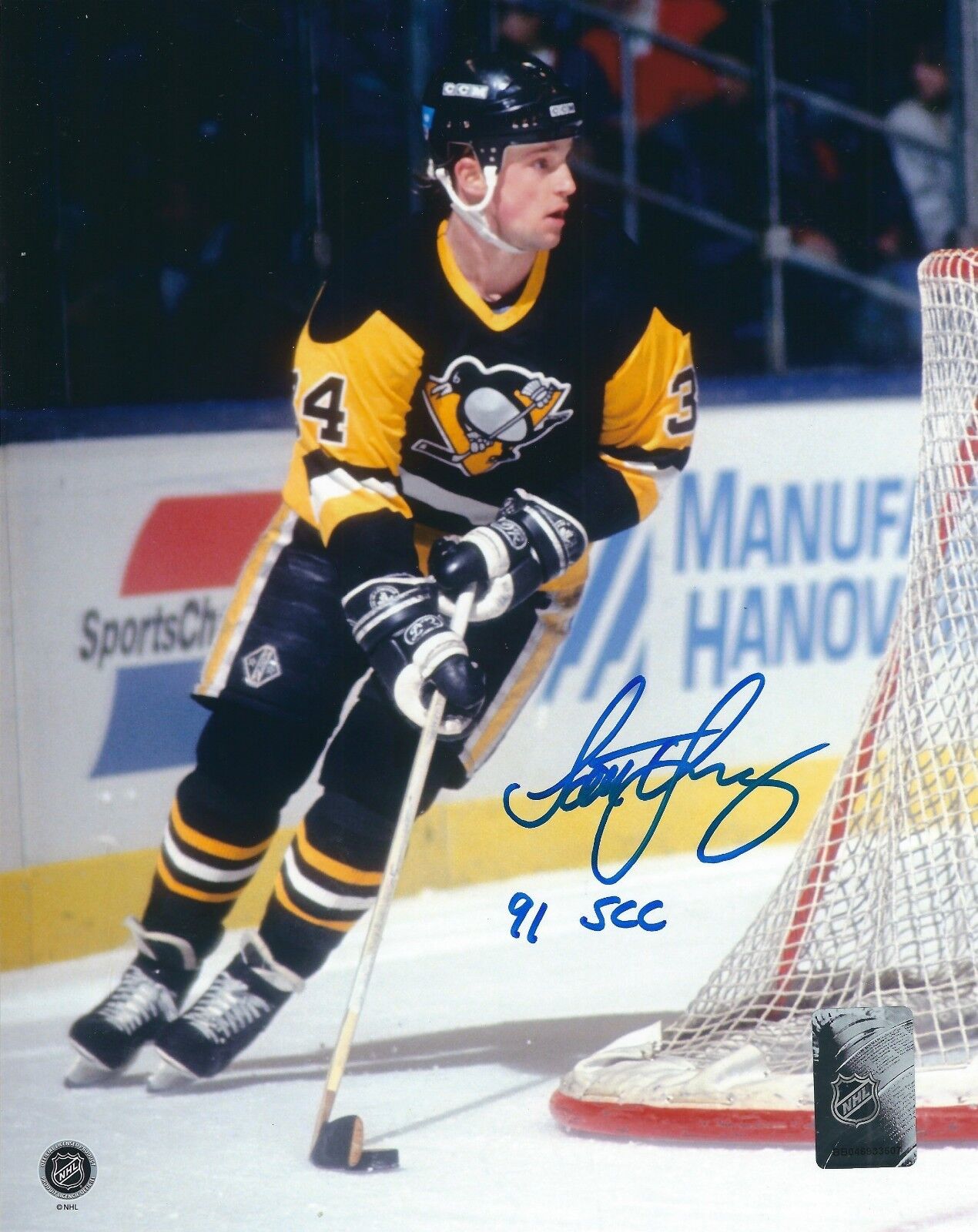 Autographed 8x10 SCOTT YOUNG 91 SCC