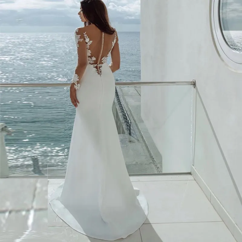 Uveng Uveng Dress Sexy Fairy Gas Noble Fashion White Banquet Temperament Fishtail Dress Light Luxury Niche