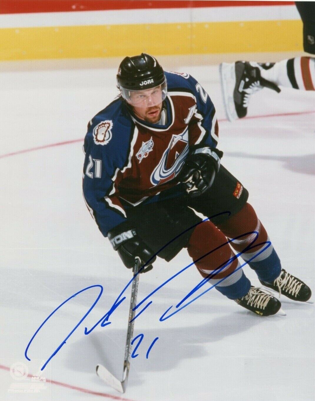 Peter Forsberg Autographed Signed 8x10 Photo Poster painting ( HOF Avalanche ) REPRINT