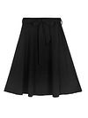 Stylish High Waist A-Line Knee Length Skirt - Women's Elegant Solid Color Skirts for Spring & Summer - Comfortable, Flattering, and Versatile Clothing for Ladies