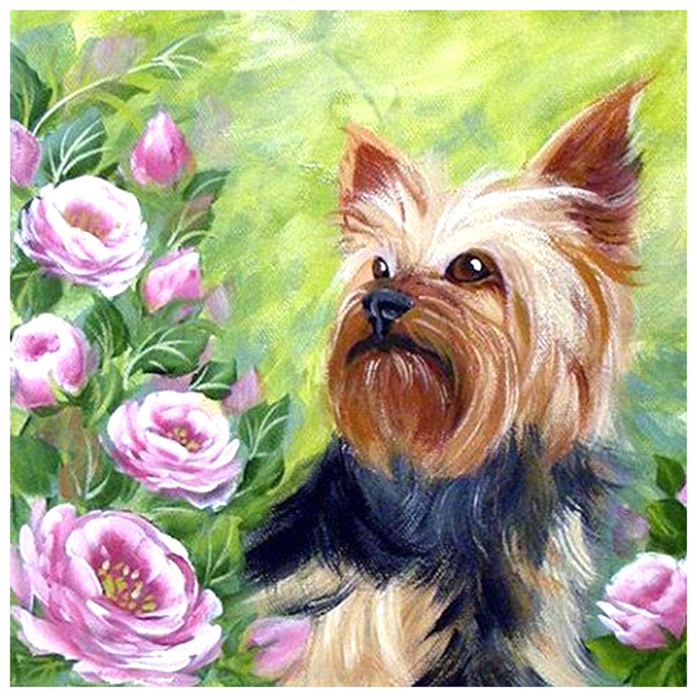 Dog - Full Round - Diamond Painting(30*30cm)