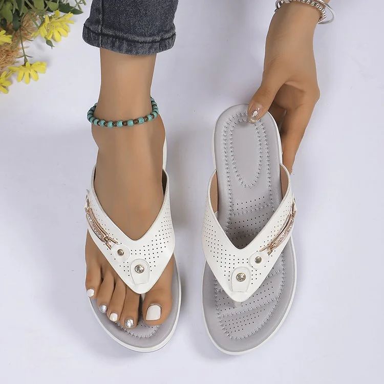 Breakj Breakj New Metal Buckle Beach Sandals Women's Summer Slopes And Fashion Casual Women's Sandals
