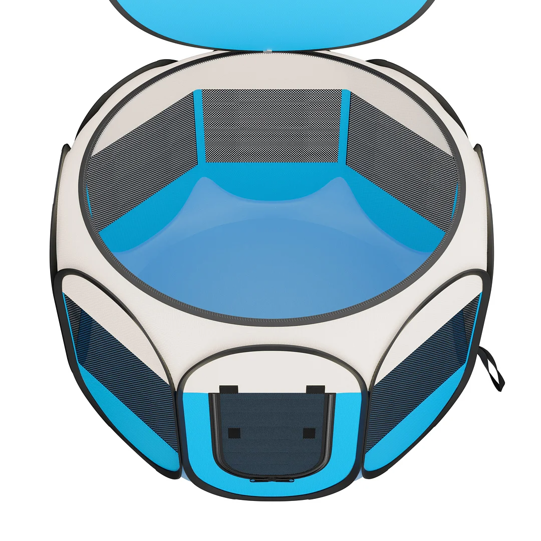 BEBANG Dog Cat Playpen, Dog Crate Tent Cage Indoor/Outdoor, Portable Pop Up Dogs Kennel Playpen