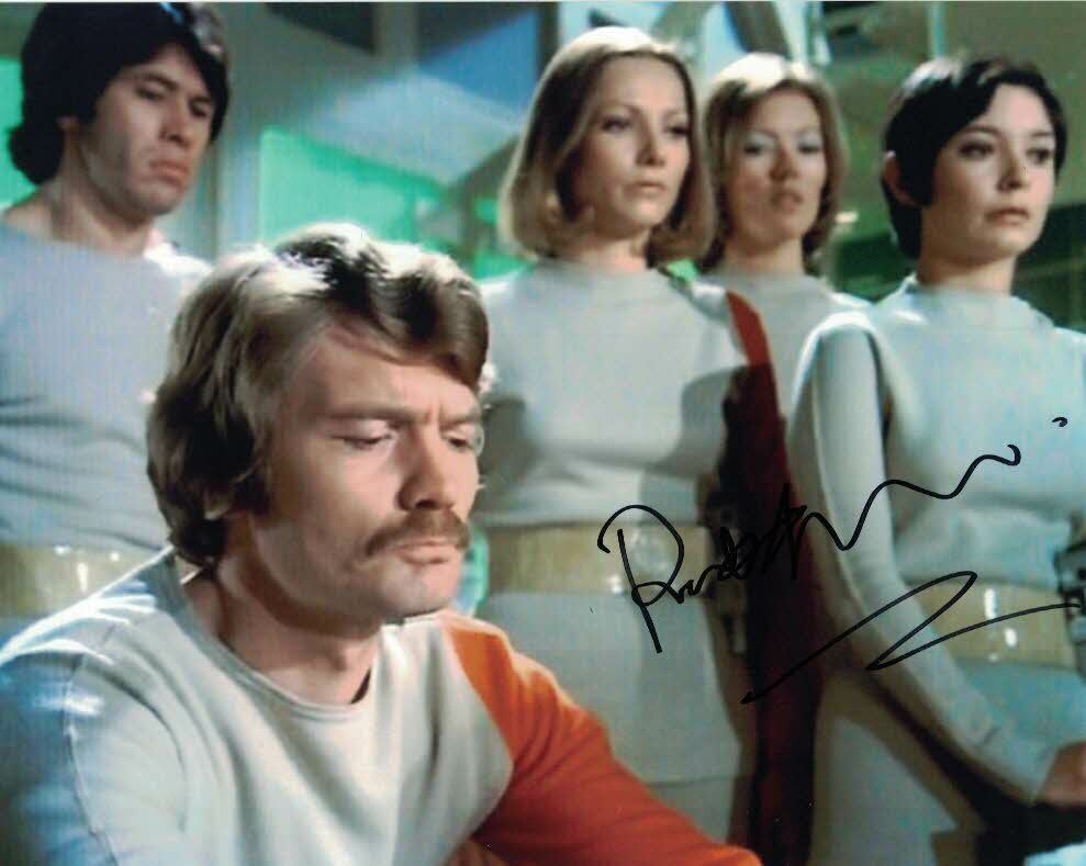 PRENTIS HANCOCK - Paul Morrow in Space 1999 hand signed 10 x 8 Photo Poster painting