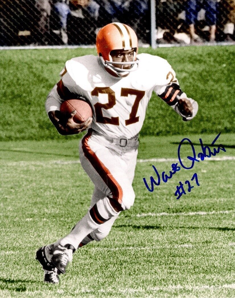 Signed 8x10 WALTER ROBERTS CLEVELAND BROWNS Autographed Photo Poster painting - w/COA