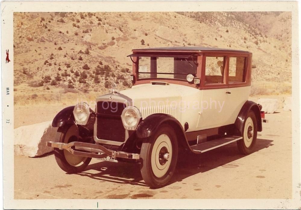 CLASSIC CAR Vintage FOUND Photo Poster painting Original COLOR Snapshot02 28 A