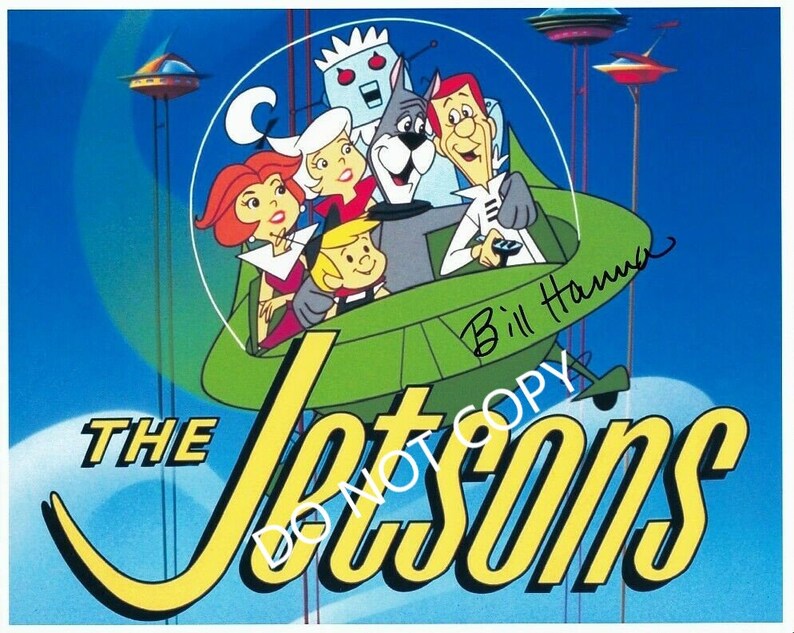 WILLIAM Bill HANNA The JETSONS 8 x10 20x25 cm Autographed Hand Signed Photo Poster painting