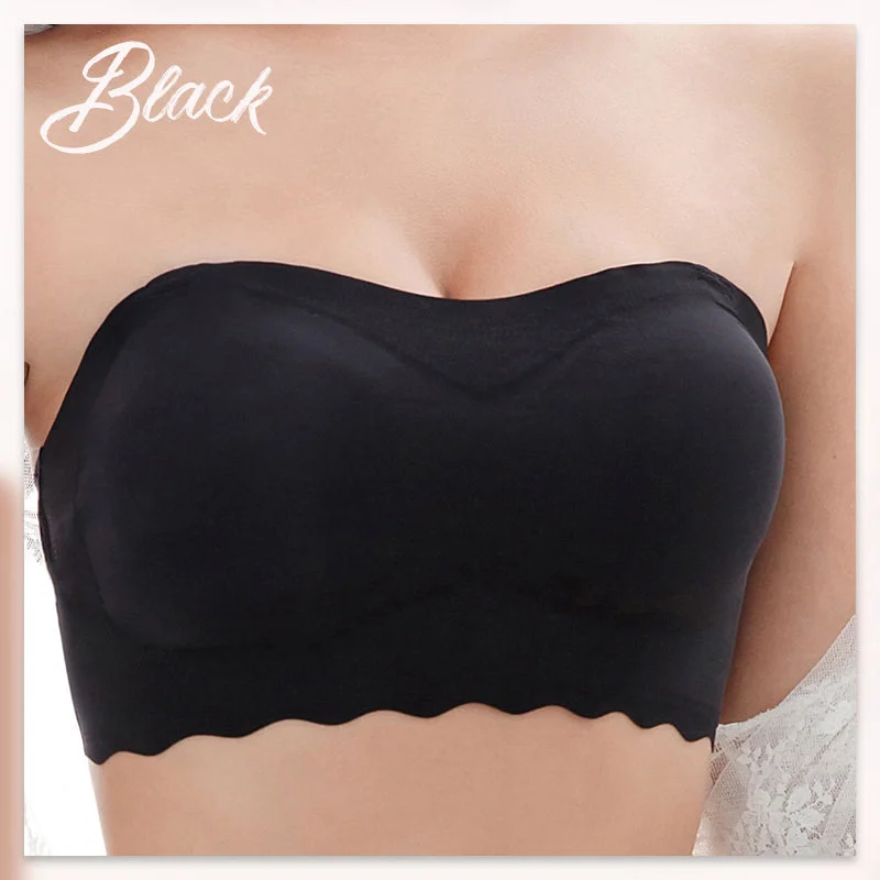 Women Sexy Strapless Bra Invisible Push Up Bras