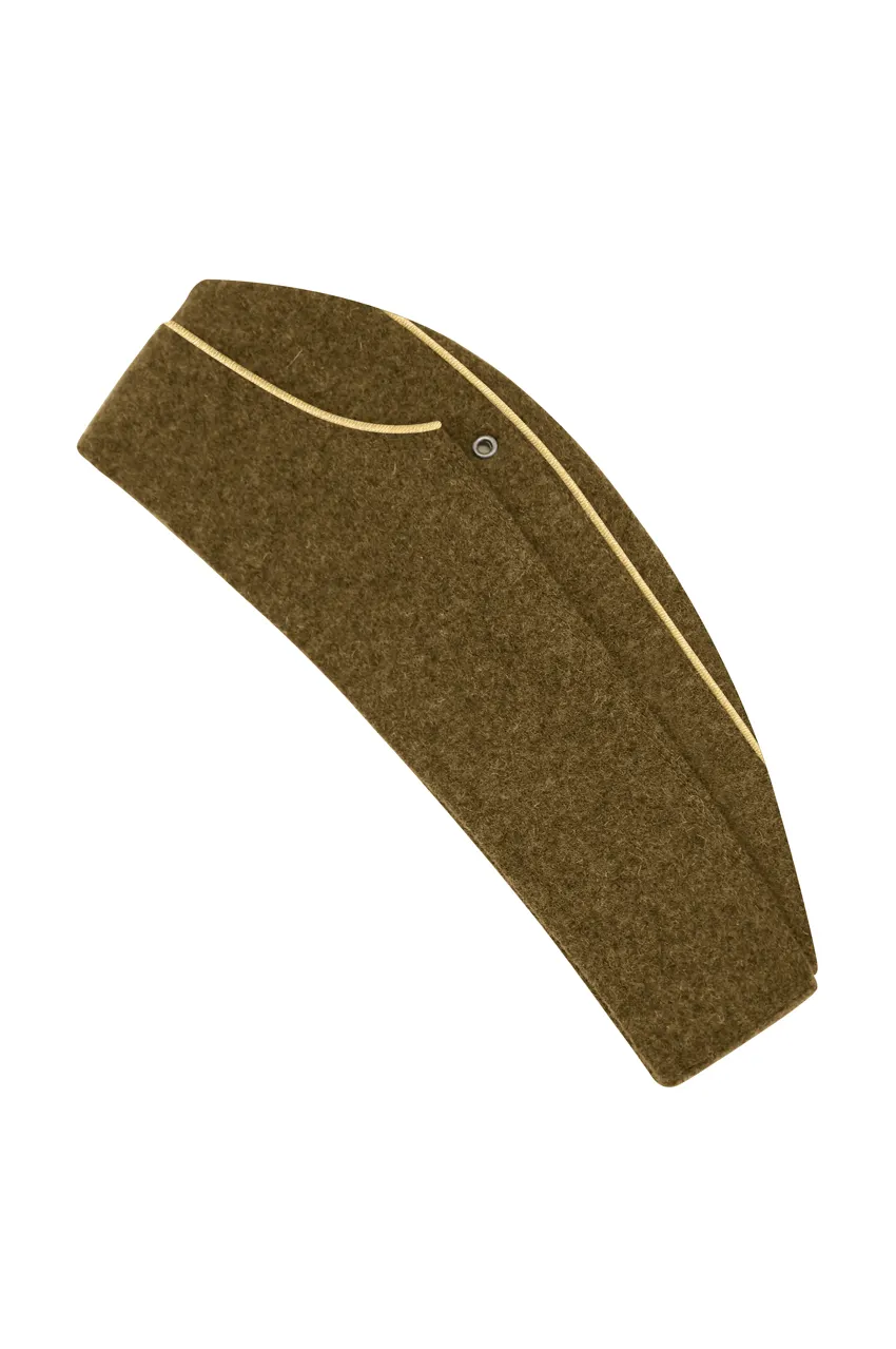   Wehrmacht Elite M1934 Brown Wool Overseas Cap German-Uniform