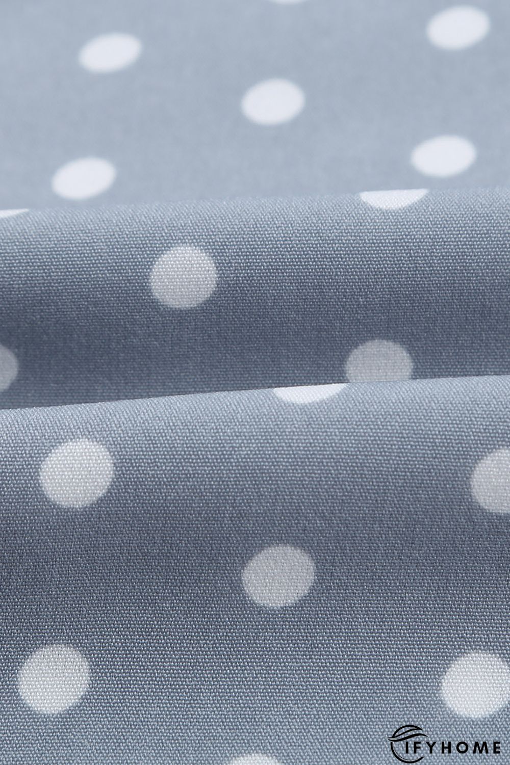 Polka Dot Shirt Collar Short Sleeve Mini Dress | IFYHOME