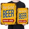 Ice Cold Beer - Metal Tin Signs(8*12Inch/12*16Inch) - Bar