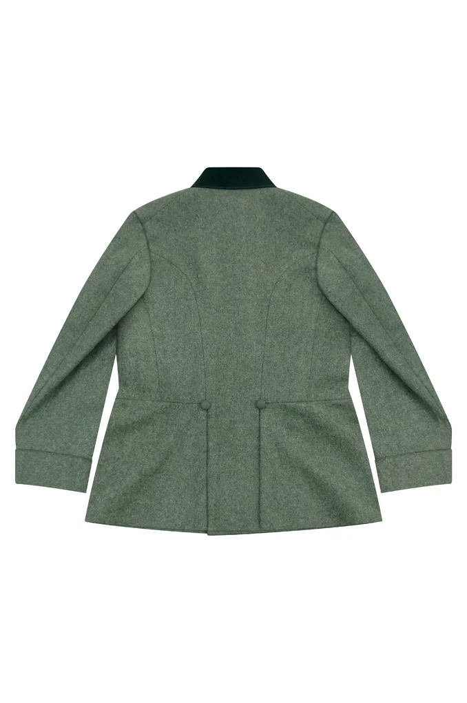   Reissued Dutch EM Field Grey Wool Field Tunic Jacket By German I German-Uniform