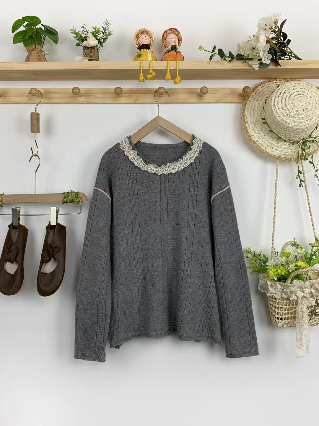 Chicfifth Sweater Women Winter Long Sleeve High Quality Autumn Vintage Top Knitted Cardigan
