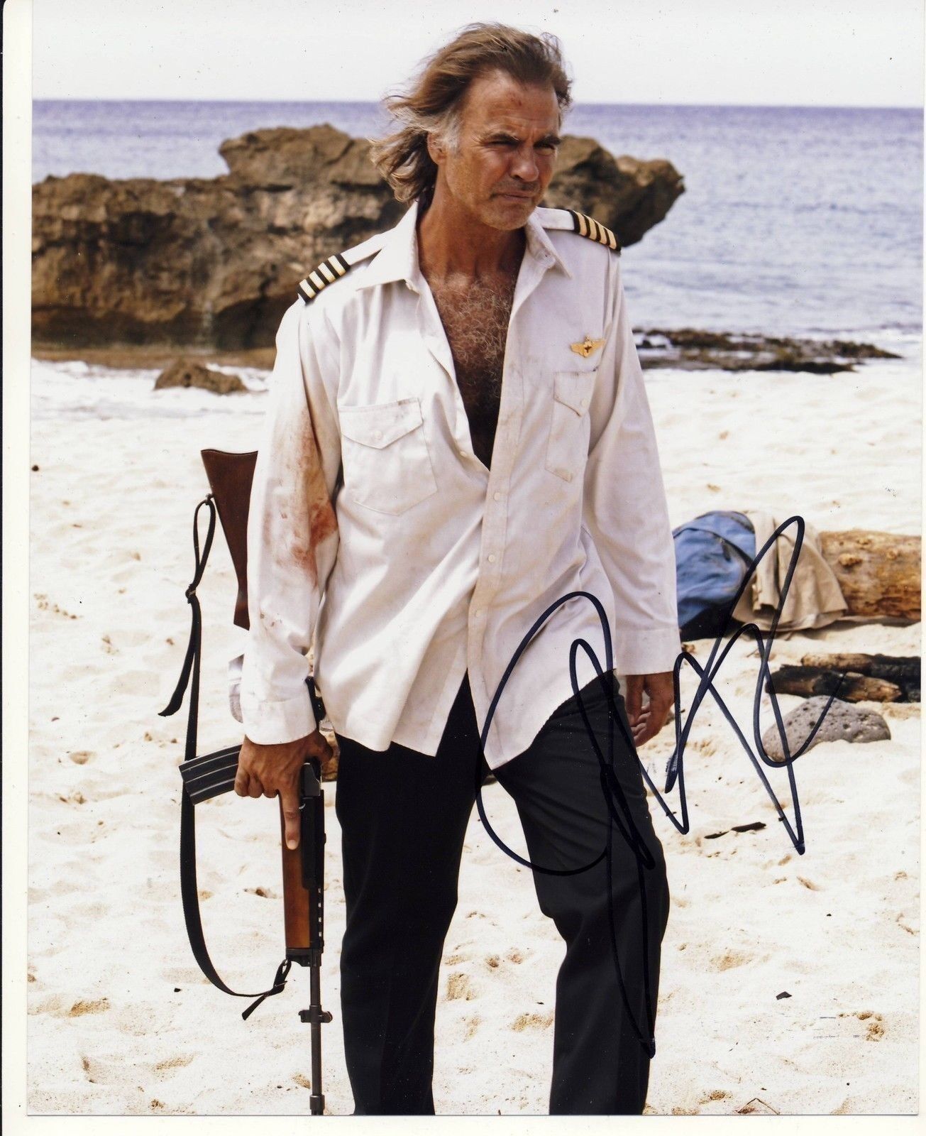 Jeff Fahey Autograph LOST Signed 10x8 Photo Poster painting AFTAL [3820]