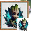 Groot-11CT Stamped Cross Stitch 40*40cm tapestrymarket
