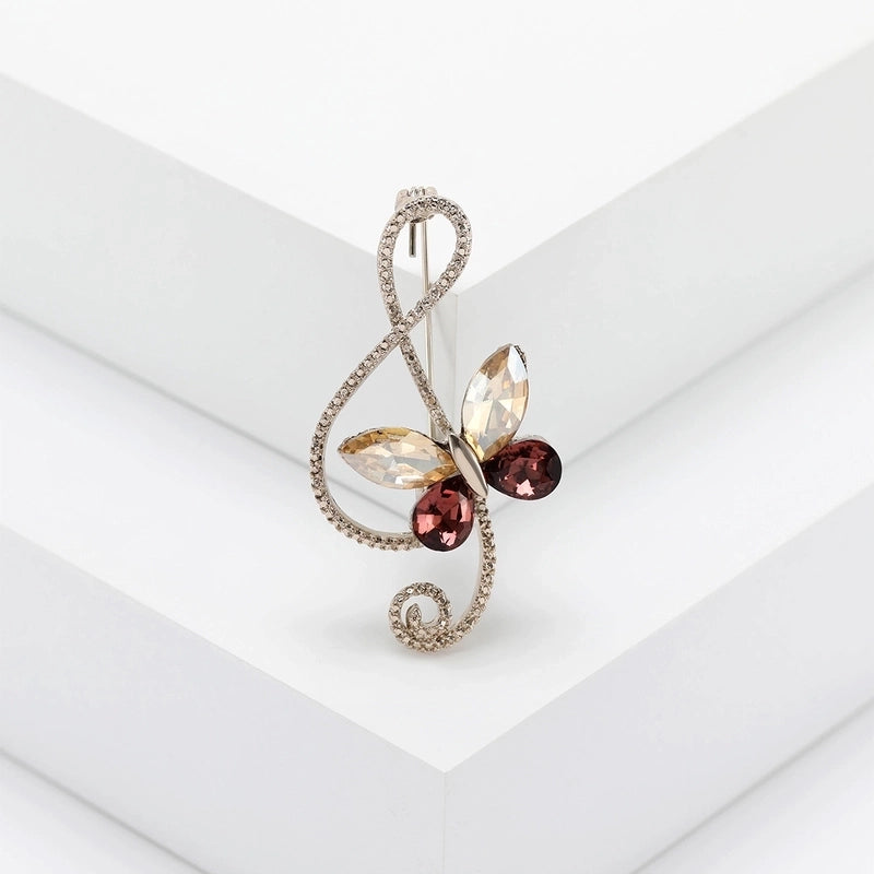 Lady Pin Butterfly Alloy Women’s Brooches