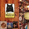 (Multi Style)Black Cat Plays Basketball - Metal Tin Signs(8*12Inch/12*16Inch) - Animal