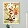 Diamond Painting -DIY Round Drill Cooking Girl Spoon