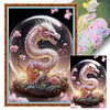 (Multi-Style) Dragon-11CT Stamped Cross Stitch 40*50cm/40*60cm(Big Size)