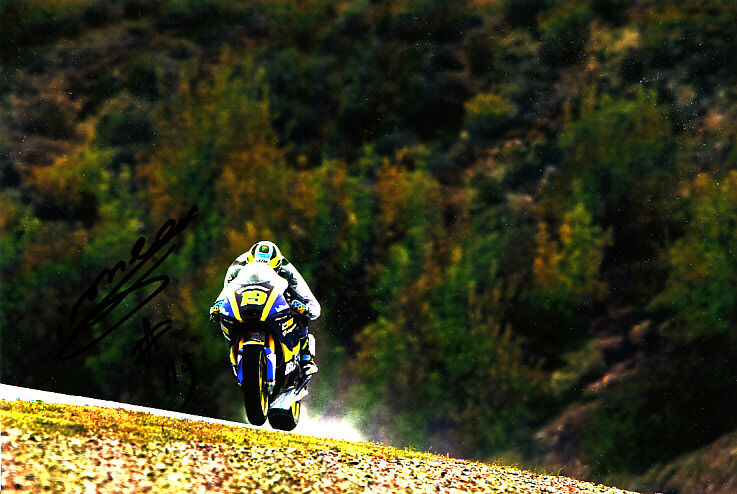 Xavier Simeon Moto 2 Hand Signed Tech 3 Photo Poster painting 5x7.5 2012 3.