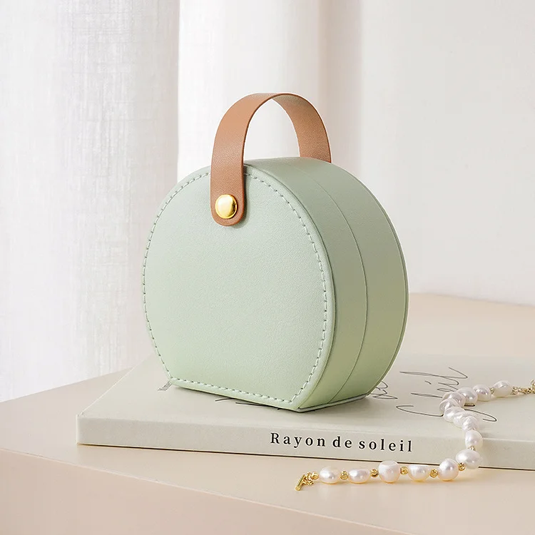 Portable handbag necklace necklace earrings earrings travel jewelry box