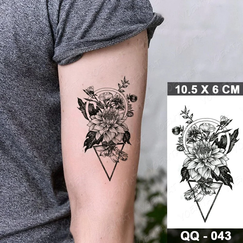 Waterproof Temporary Tattoo Sticker Watercolor Dream Catcher Flash Tatoo Feather Arm Wrist Fake Tatto For Body Art Women Men