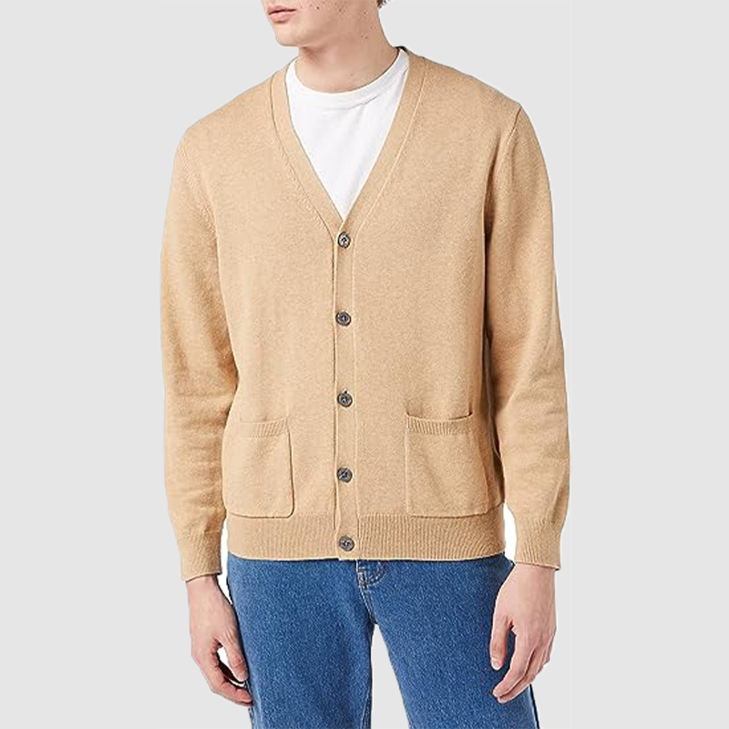 Men's V-neck slim cardigan sweater sweater casual jacket