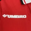 Retro 1998-99 Long-Sleeved Manchester United Soccer Jersey Home