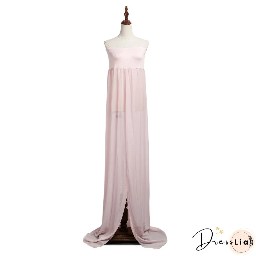 Maternity Dresses For Photo Shoot Chiffon Pregnancy Dress Photography Props Maxi Gown Dresses For Pregnant Women Clothes