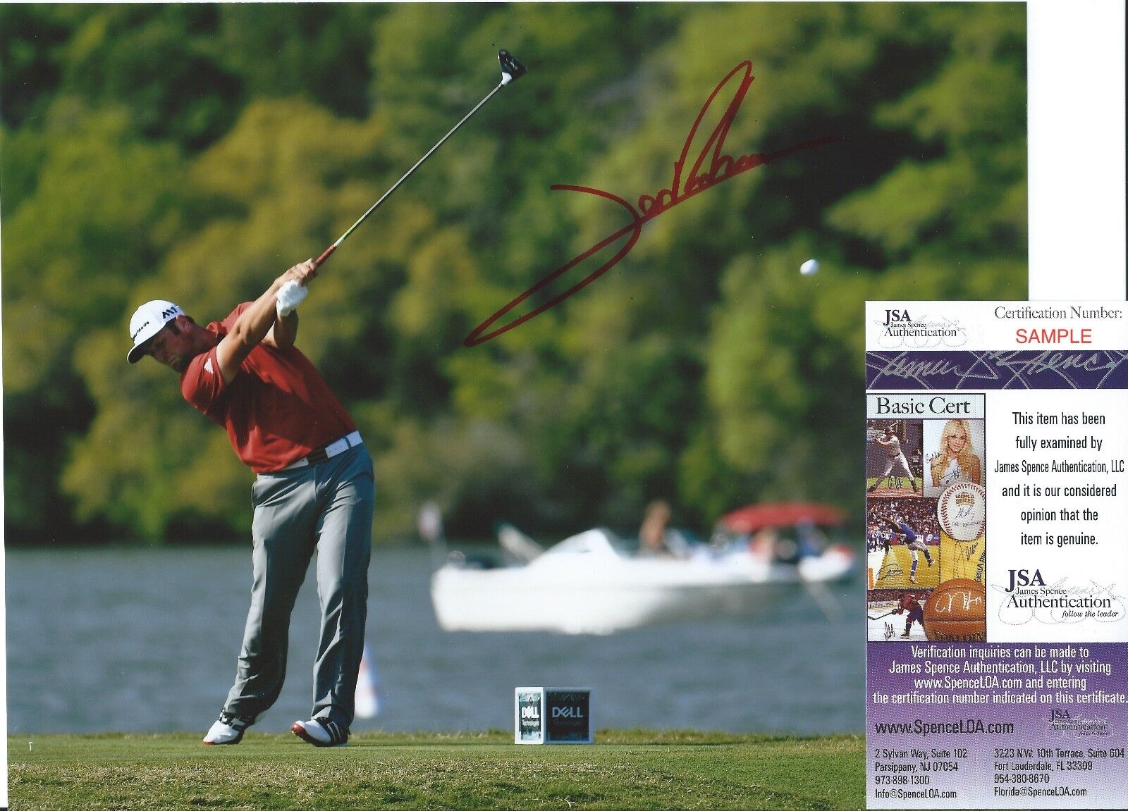 JON RAHM Signed Autographed 8x10 Photo Poster painting PGA Tour Golf Masters Open ASU JSA COA 7