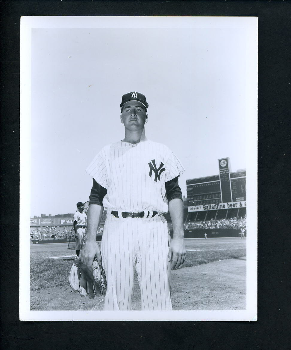 Jake Gibbs c. 1962 Type I Louis Requena Press Original Photo Poster painting New York Yankees