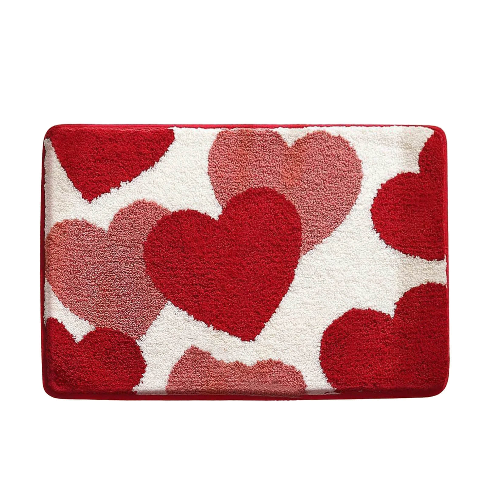 Valentine's Day Faux Wool Rug Doormat