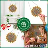 4Pcs Diamond Painting Mandala Window Pendants Suncatcher Hanging Kits for Home Porch Farmhouse