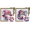 (US Local)Rose Gnome-11CT Stamped Cross Stitch Kit(40x40cm)