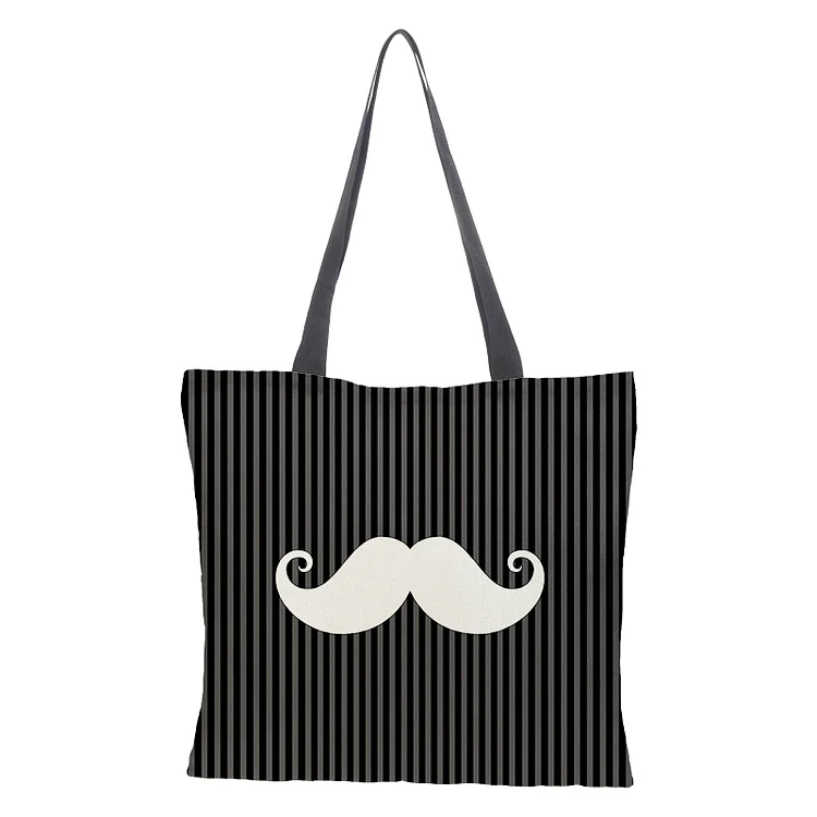 Linen Eco-friendly Tote Bag - Beard