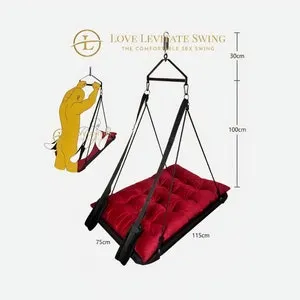 pornhint Pornhint Love Levitate Sex Swing in Red