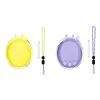 Clear Case for Tamagotchi Paradise Accessories Protective Sleeve Case with Lanyard Transparent Hard Display Box Scratch-Resistant